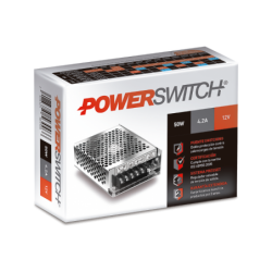 FUENTE POWERSWITCH 12V 4A GAB METALICO IP20