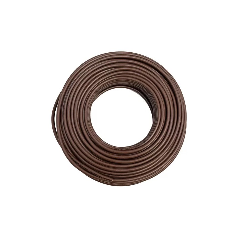 Cable unipolar 2.5mm2 normalizado IRAM marron x 100mts - Wentick