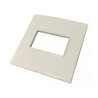 Marco serie quadra natural blanco 5x5 - Teclastar