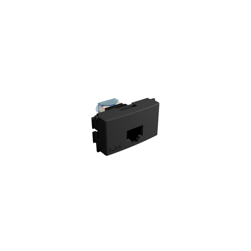 Modulo toma para redes de datos RJ45 Cat. 5A gris - Teclastar