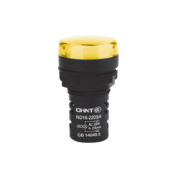 OJO DE BUEY 22 MM COLOR AMARILLO LED RES 24V