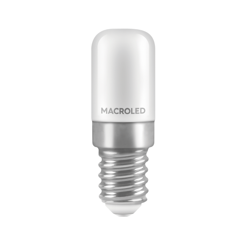 LUZ DE HELADERA MACROLED 4W AC180-240V E14 CALIDO 3000K