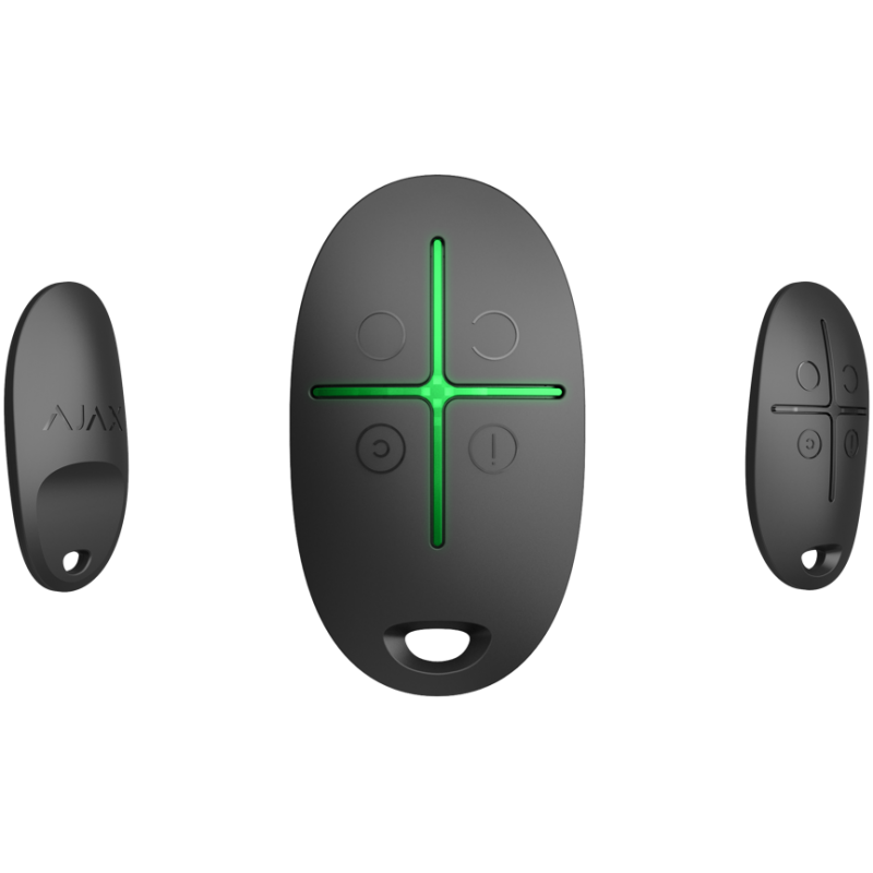 Comando para controlar los modos de seguridad color negro