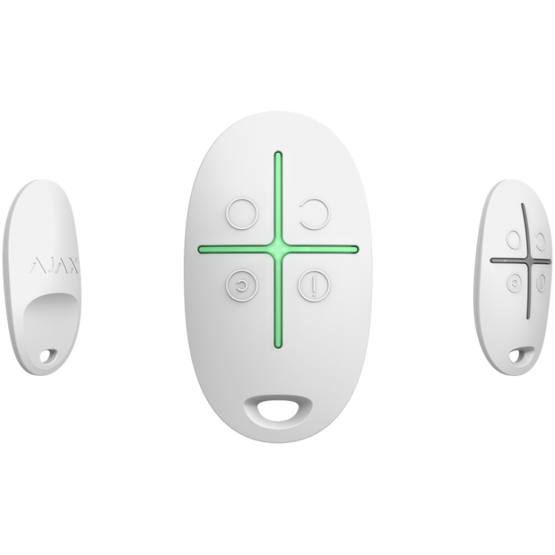 Comando para controlar los modos de seguridad color blanco