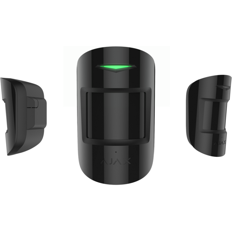 Detector de movimiento y rotura de cristal para interiores color negro