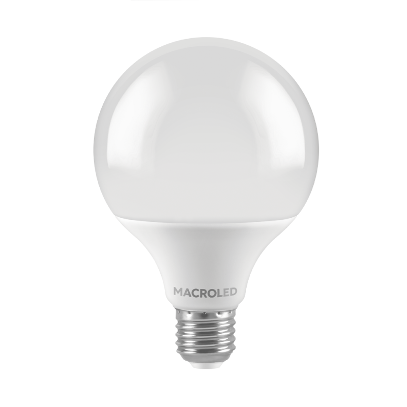 Lampara bulbo G95 14W luz fria 6000k E27 - Macroled