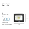 Reflector led 10w luz calida 3000k IP65 - KING