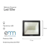 Reflector led 50w luz calida 3000k IP65 - KING