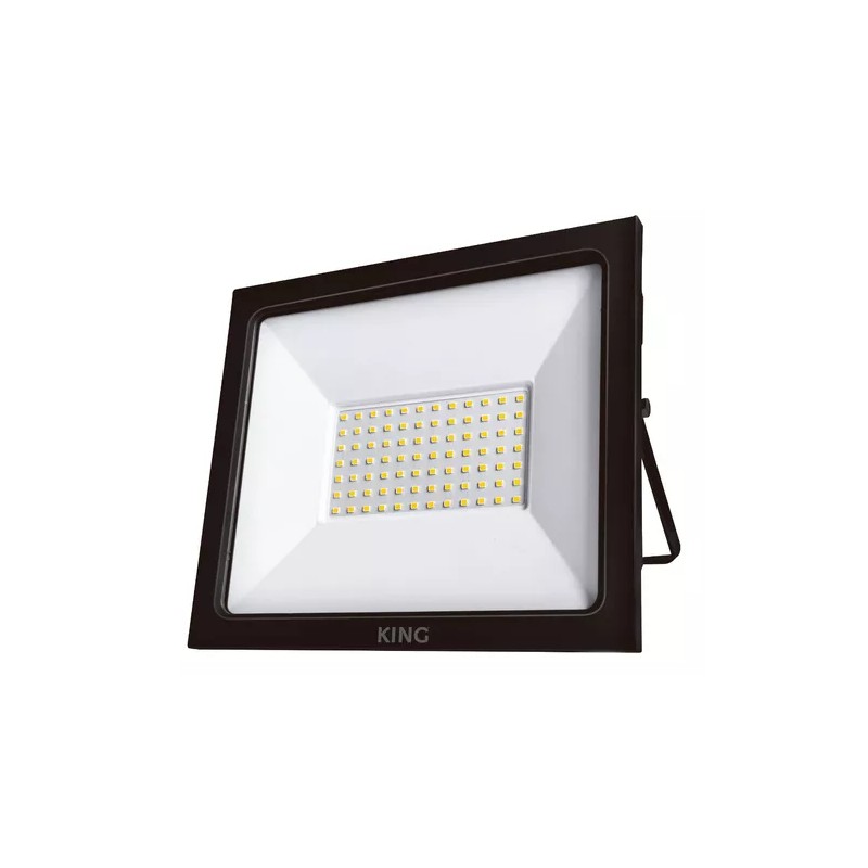 Reflector led 100w luz fria 6500k IP65 - KING