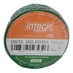 Cinta adhesiva PVC verde...