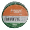 Cinta adhesiva PVC verde 10mts - Inteck